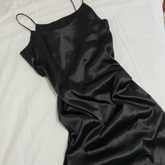 yifiliyi Dresses & Skirts - black silk slip dress